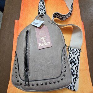 Sam & Hadley Pweter Sling Bag NWT